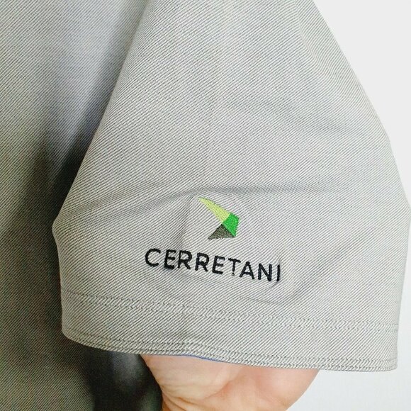 Travis Mathew Golf Polo Shirt Gray Short Sleeve XL - Picture 5 of 7